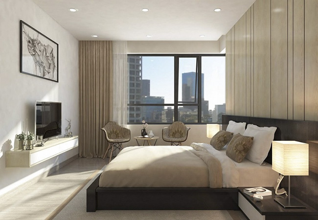 4 mẫu thiết kế nội thất ấn tượng cho phòng ngủ có diện tích hẹp