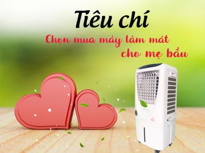 Những tiêu chí cần lưu tâm khi chọn mua máy làm mát không khí dành cho mẹ bầu