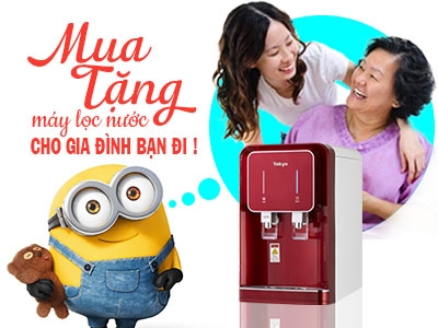 Vì sao nên mua máy lọc nước Yakyo Nano làm quà tặng người lớn tuổi?