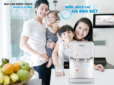 Máy lọc nước Yakyo - Người hùng bảo vệ nguồn nước cho gia đình