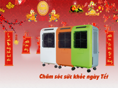 Máy làm mát lọc sạch bụi bẩn ngày tết