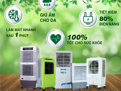 Điểm qua top 5 mẫu máy làm mát không khí bằng bay hơi 