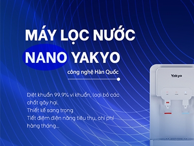 3 lý do khiến bạn nên mua ngay máy lọc nước nóng lạnh Yakyo