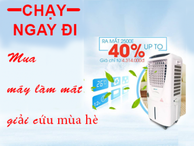 Chạy ngay đi - Cùng USAircooler mang hơi lạnh giải nhiệt mùa hè