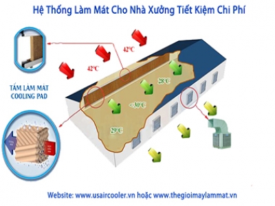 Máy làm mát bằng bay hơi thật sự hữu dụng cho việc kinh doanh