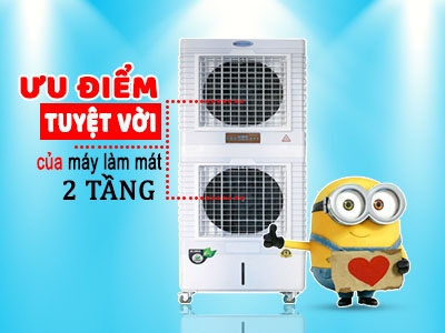 Những ưu điểm tuyệt vời của máy làm mát 2 tầng USAircooler 