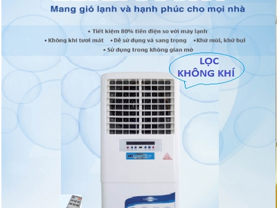 Vẻ sang trong của máy làm mát USAircooler  PGT3000G cho không gian phòng khách