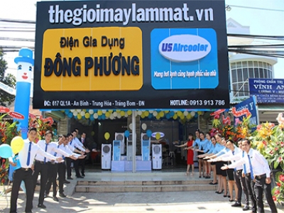 Tưng bừng Khai Trương Showroom máy làm mát tại Trảng Bom