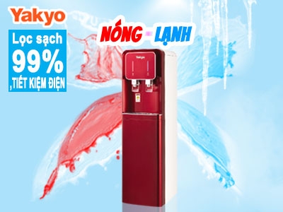 Cây nước nóng lạnh Yakyo Nano - Thiết bị lọc nước sạch 99,9%, tiết kiệm điện tối ưu