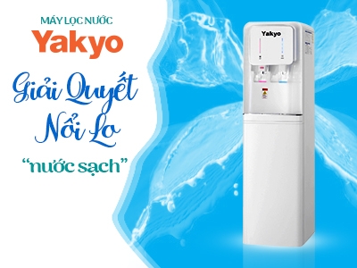 Máy lọc nước Yakyo giải quyết nỗi lo 